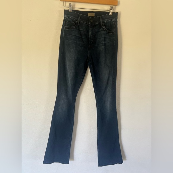 MOTHER The Insider Tall When The Going Gets Tough Dark Wash Bootcut Jeans Sz 27 - Picture 1 of 10